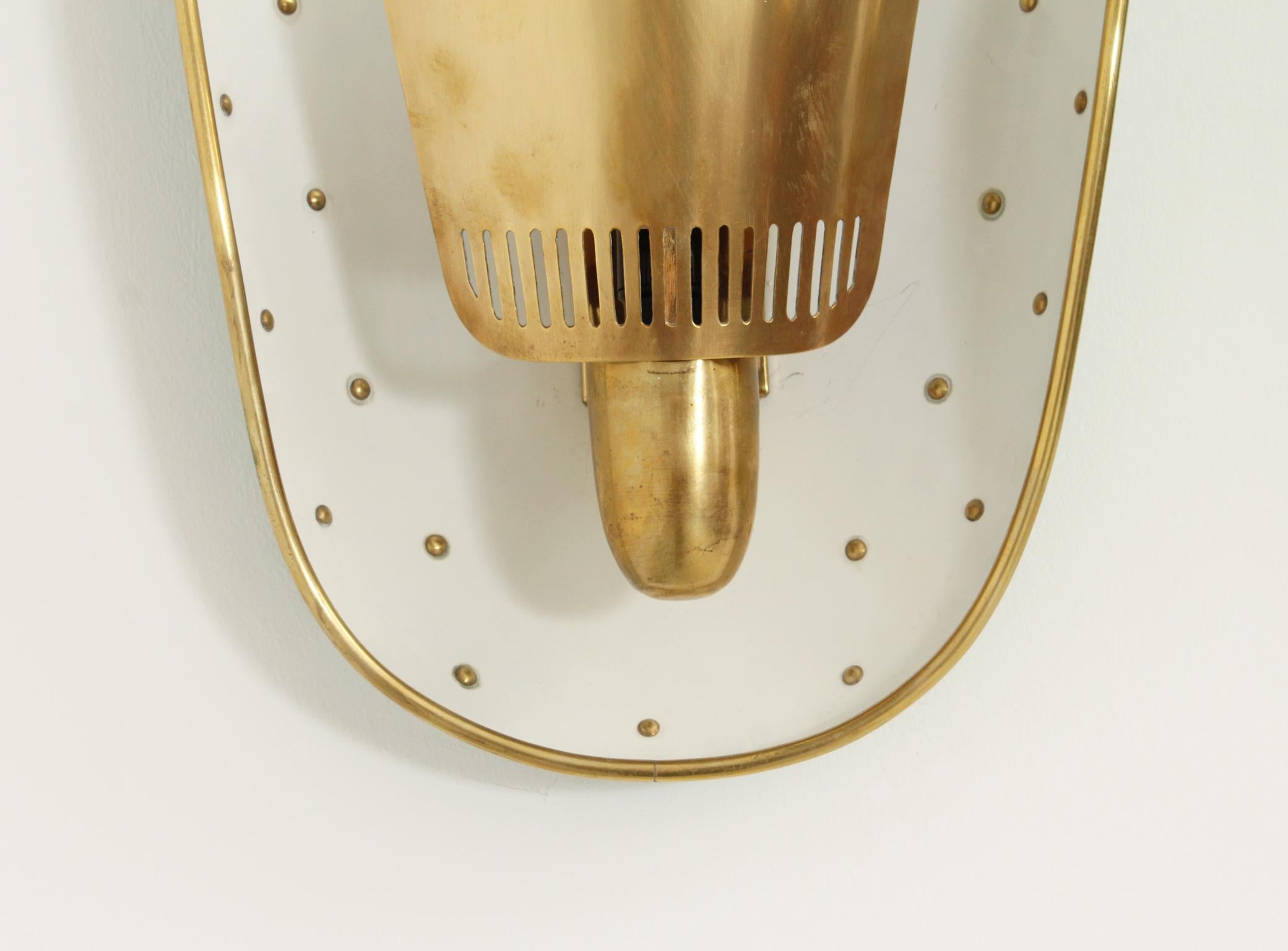 Large Mid-century Sconce Attributed to Hillebrand, Germany, 1950's en vente 2