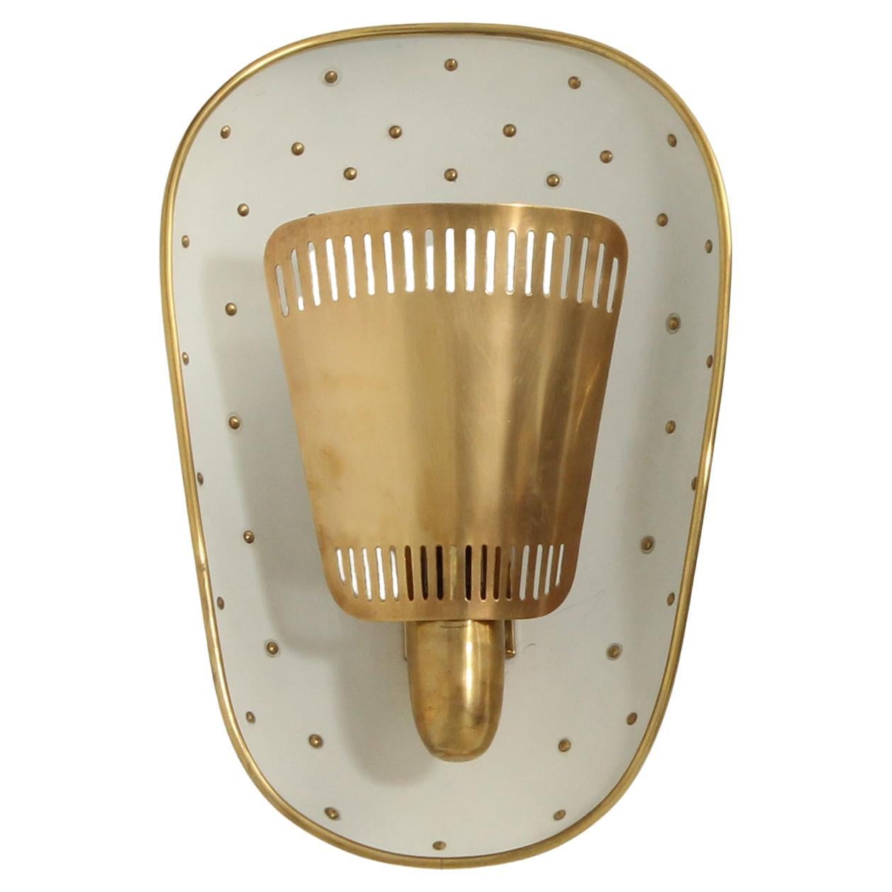 Large Mid-century Sconce Attributed to Hillebrand, Germany, 1950's en vente