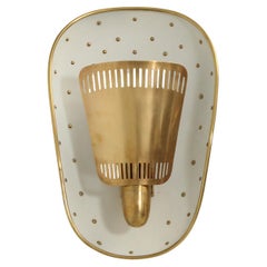 Large Mid-century Sconce Attributed to Hillebrand, Germany, 1950's