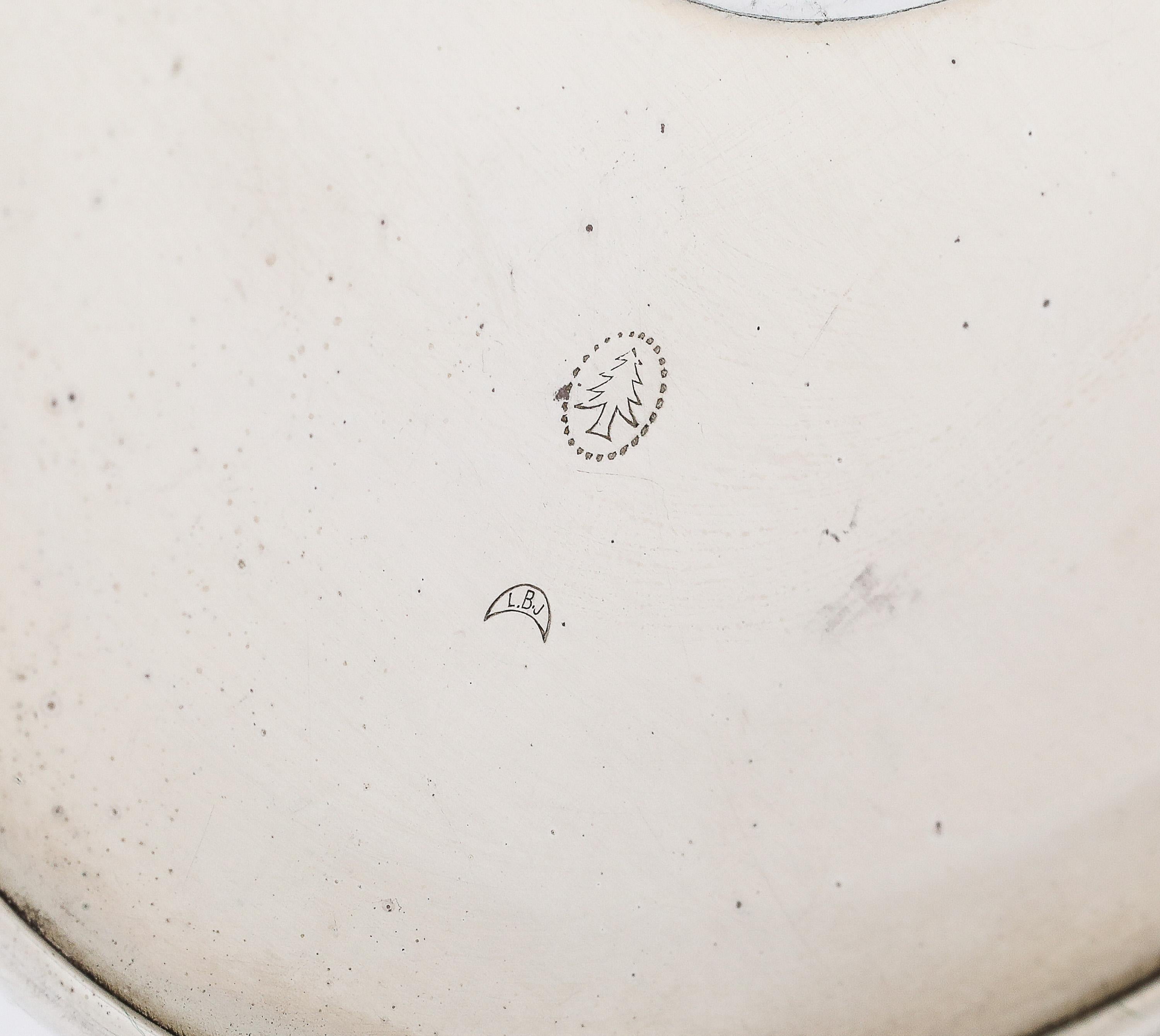 Grande vaso da fiori in argento Sterling di Tuttle del metà del secolo scorso in vendita 3