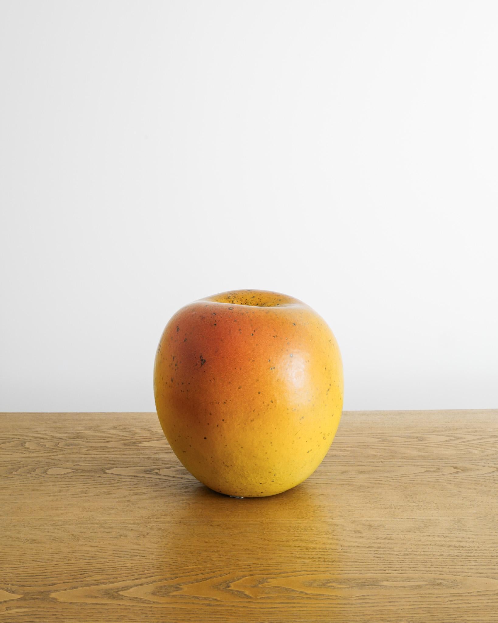 Mid-Century Modern Large Mid Century Stoneware Apple Sculpture by Hans Hedberg for Biot France 1950 For Sale
