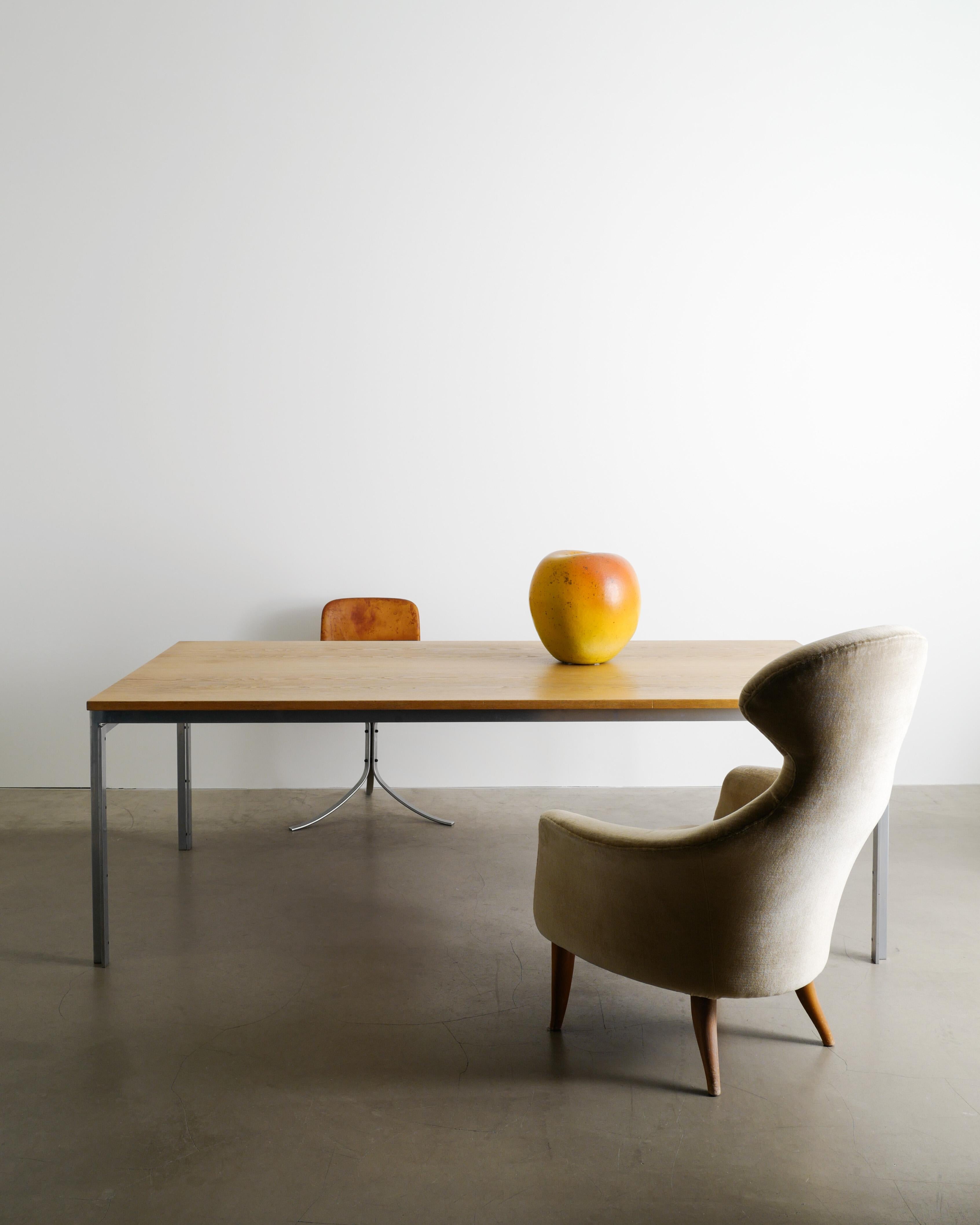 Large Mid Century Stoneware Apple Sculpture by Hans Hedberg for Biot France 1950 For Sale 1