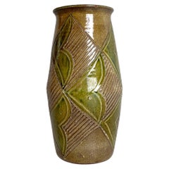 Large Mid-Century Studio Pottery Glazed Ceramic Vase, 1960s
