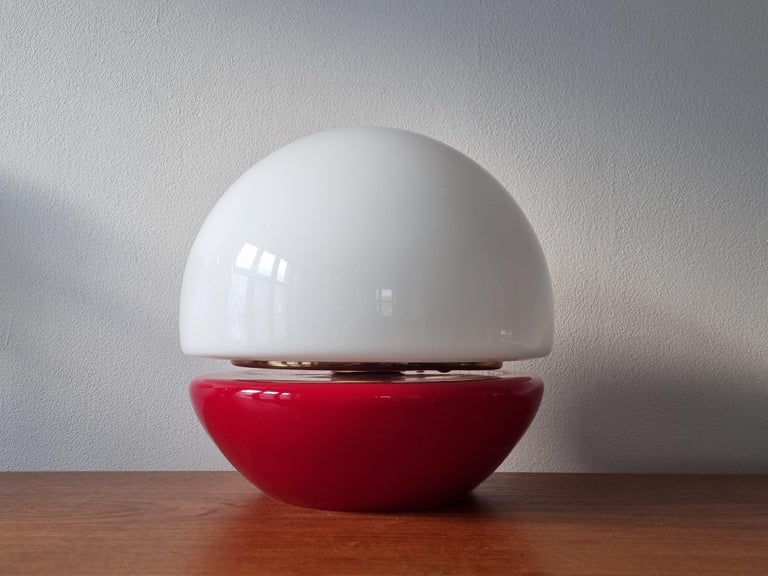Large Mid Century Table Lamp, 1970s In Excellent Condition For Sale In Praha, CZ