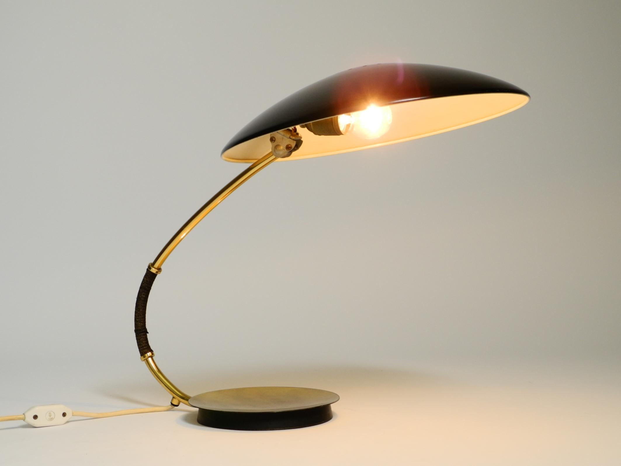 German Large Mid Century table lamp by Christian Dell for Kaiser Leuchten model 6787