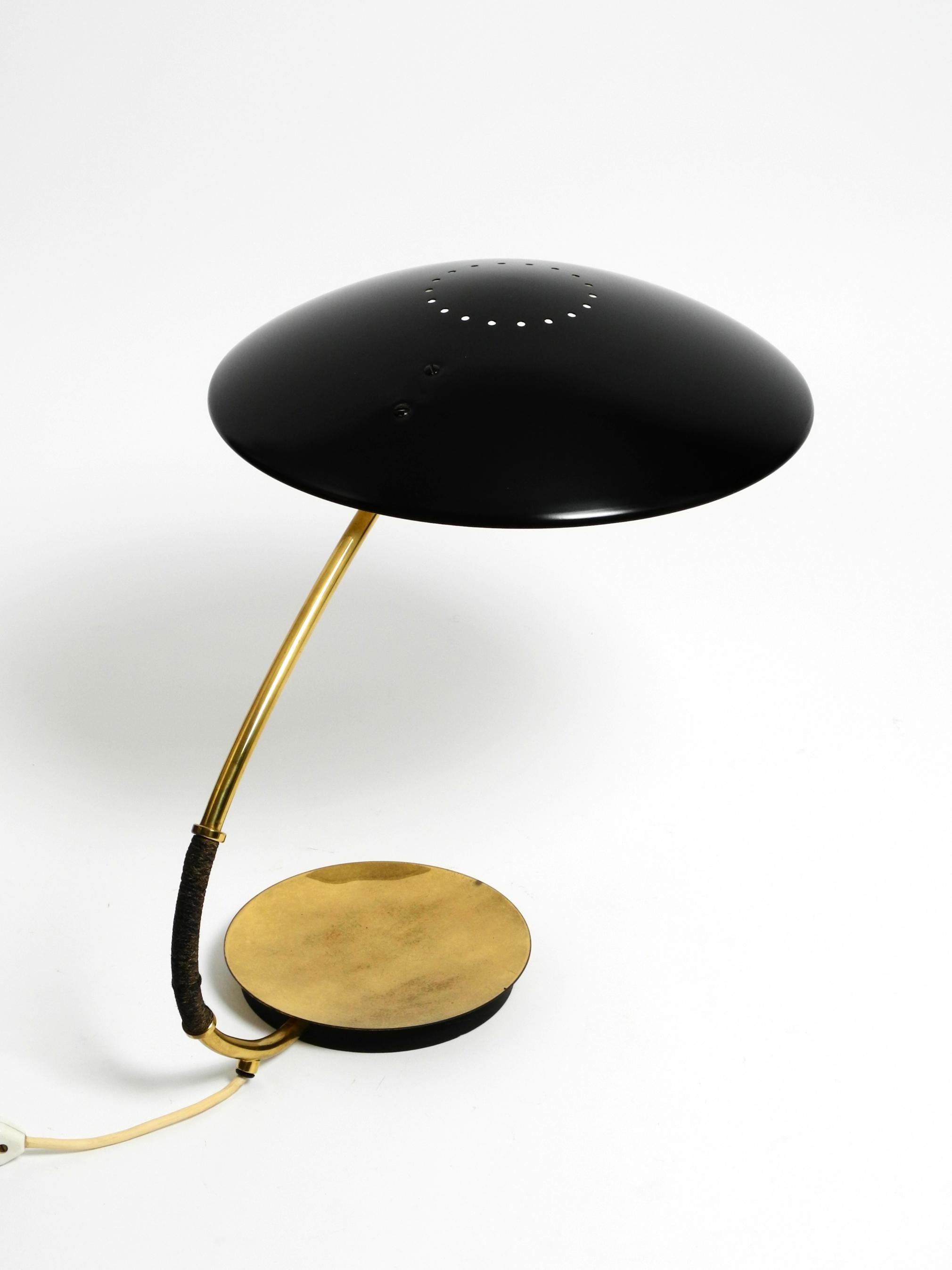 Large Mid Century table lamp by Christian Dell for Kaiser Leuchten model 6787 In Good Condition In München, DE
