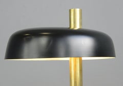 Large Midcentury Table Lamp by Hillebrand, circa 1960s