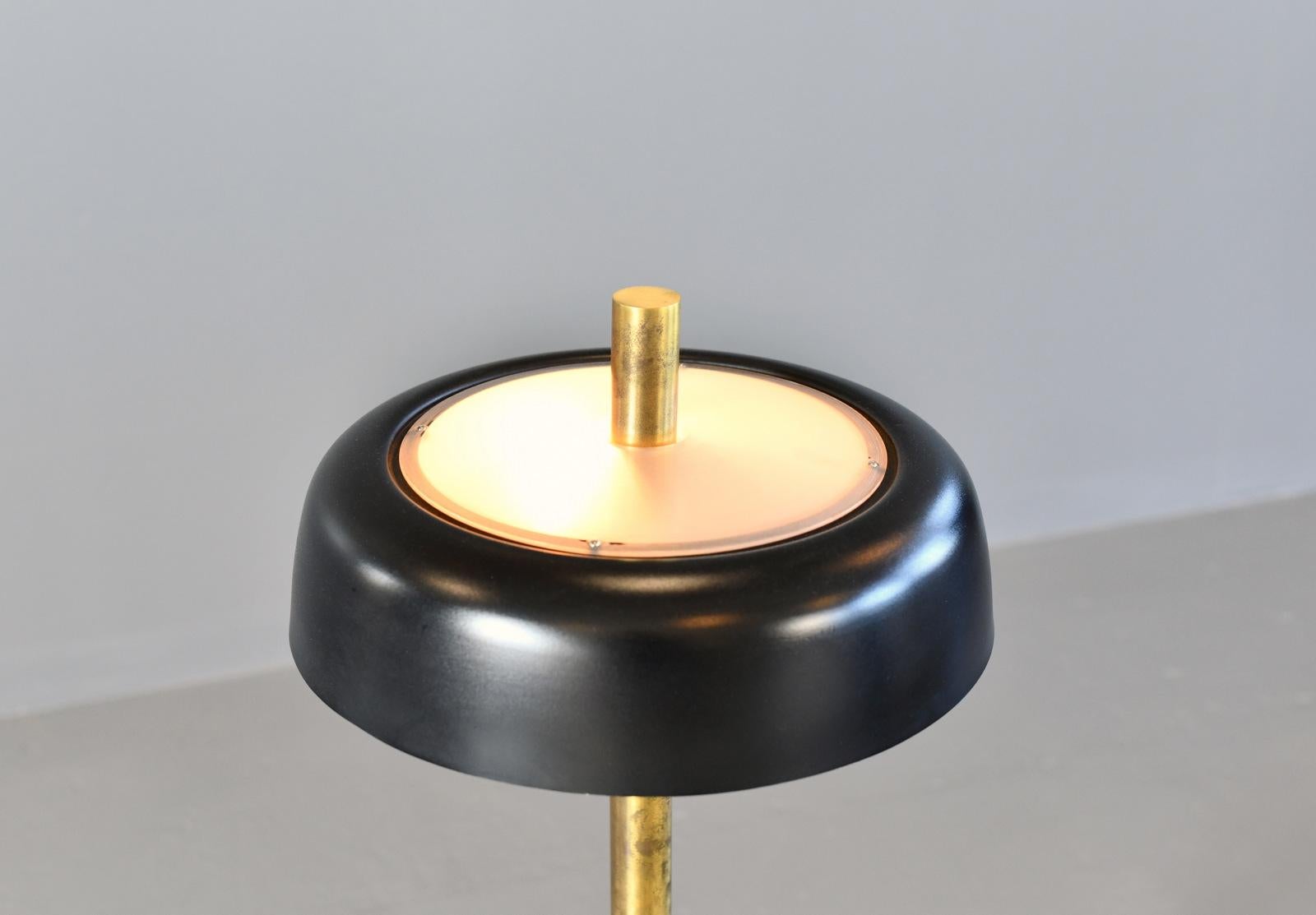Mid-Century Modern Large Mid Century Table Lamp By Hillebrand Circa 1960s For Sale