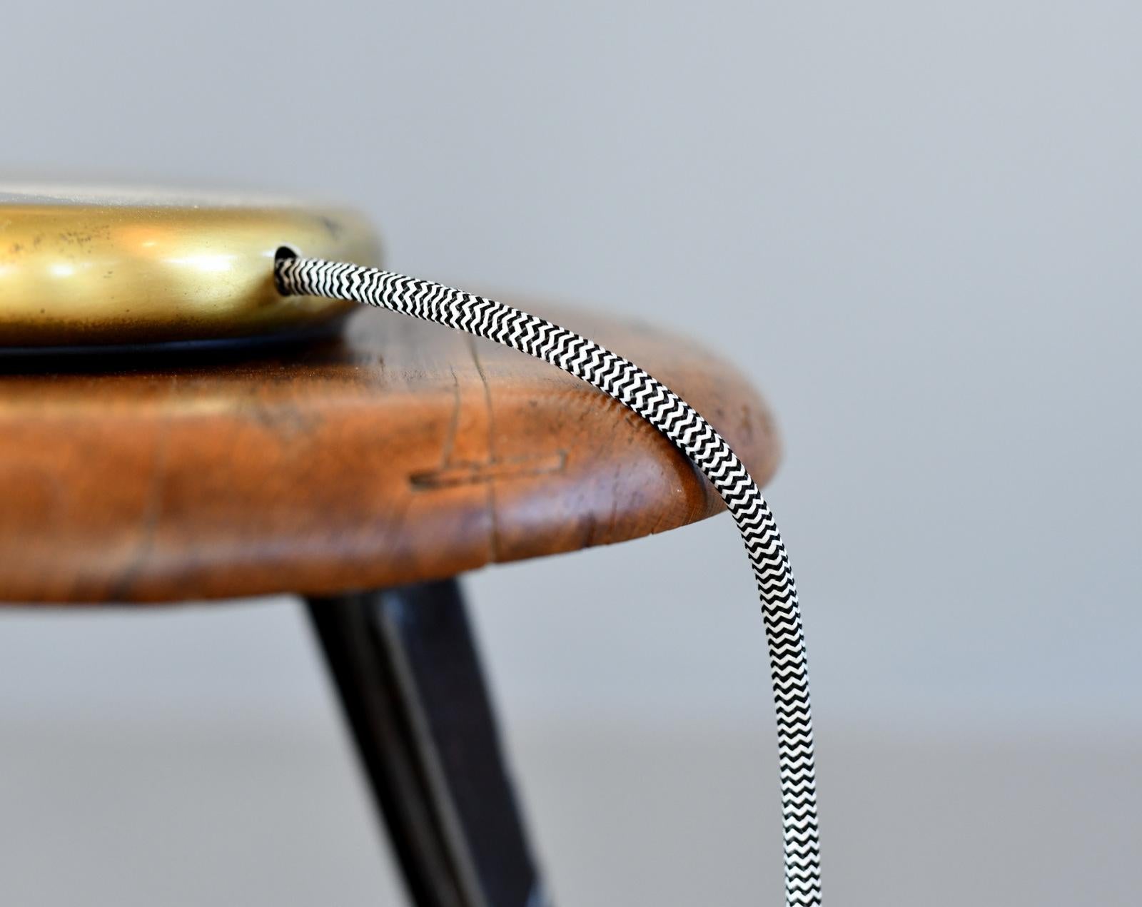 Large Mid Century Table Lamp By Hillebrand Circa 1960s For Sale 2