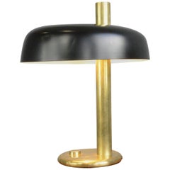 Large Midcentury Table Lamp by Hillebrand, circa 1960s