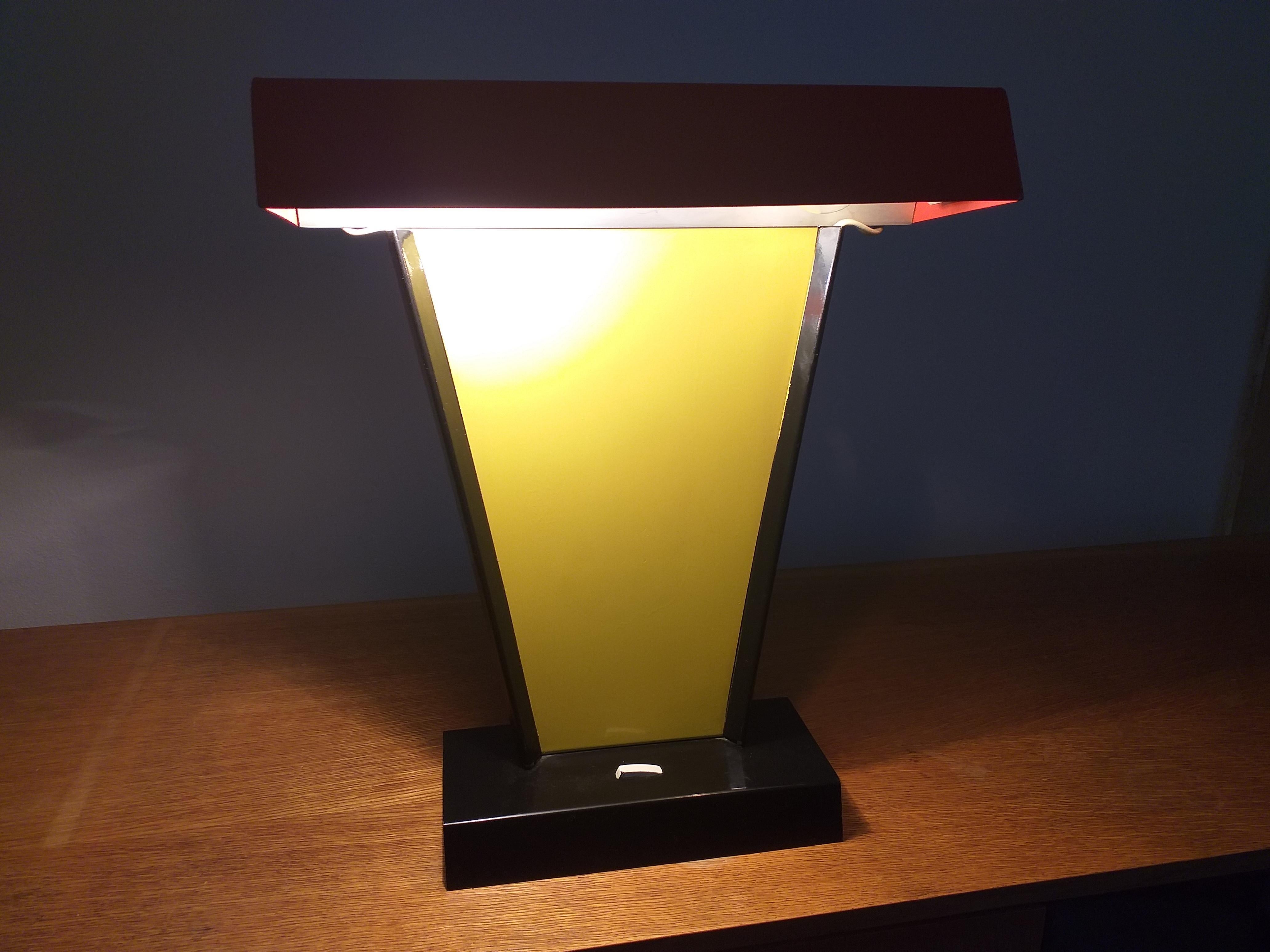 Large Midcentury Table Lamp, Napako, 1960s In Good Condition In Praha, CZ