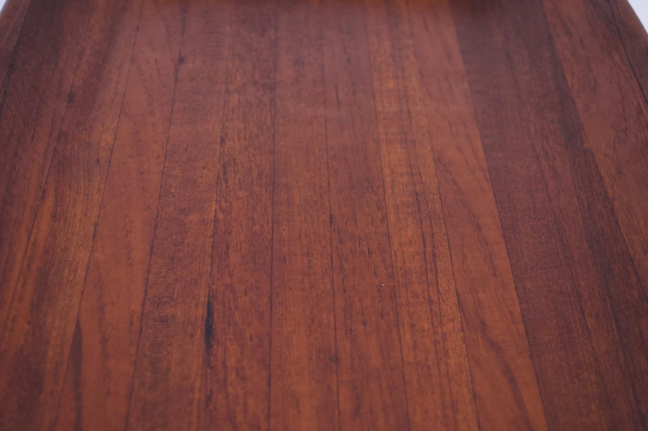 Large Midcentury Teakwood Tray Designed by Ernest Sohn 3