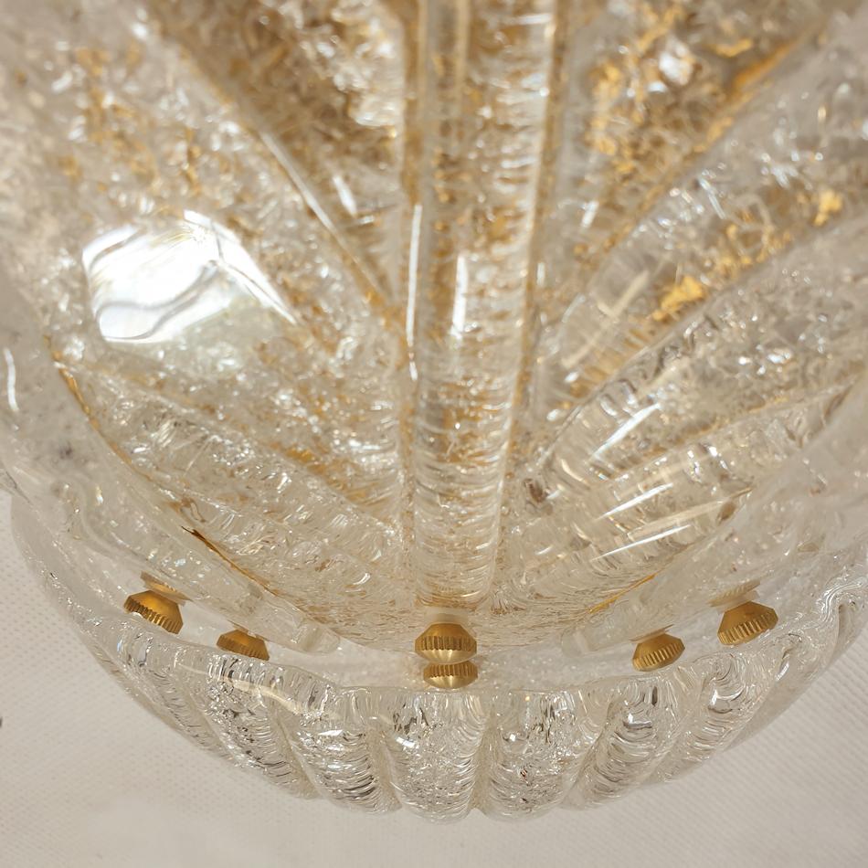 Mid Century Modern Murano Glass Large Sconces  3