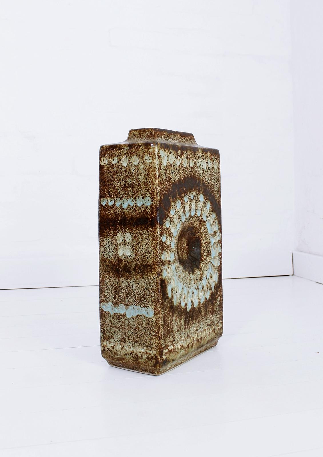 Glazed Large Mid Century Vase by Zsolnay, Hungary, 1970s For Sale