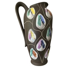 Large Mid-Century Vase/Pitcher by Bodo Mans for Bay Keramik
