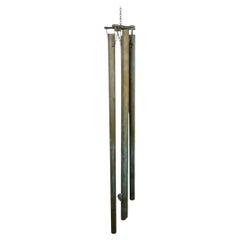 Large Mid Century Verdigris Wind Chime by Walter Lamp