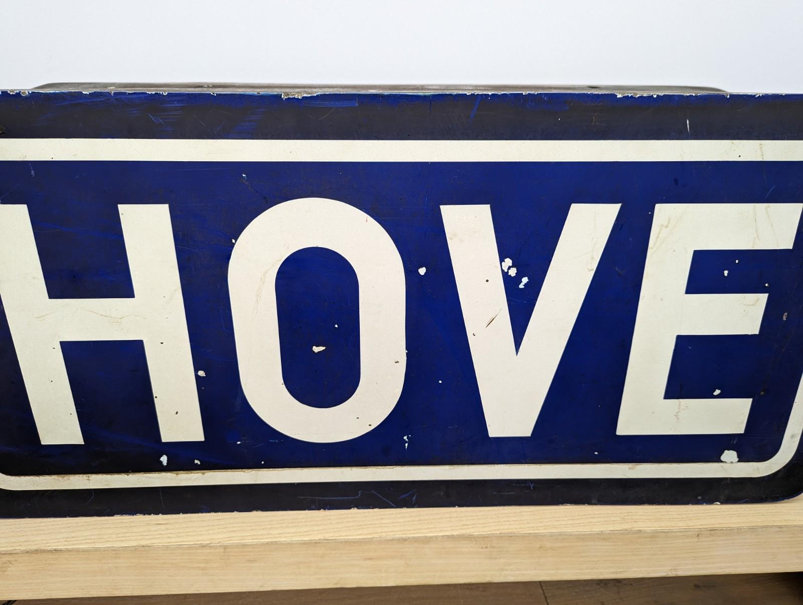Large Midcentury Vintage 'Hove' Advertising Light Box For Sale 8