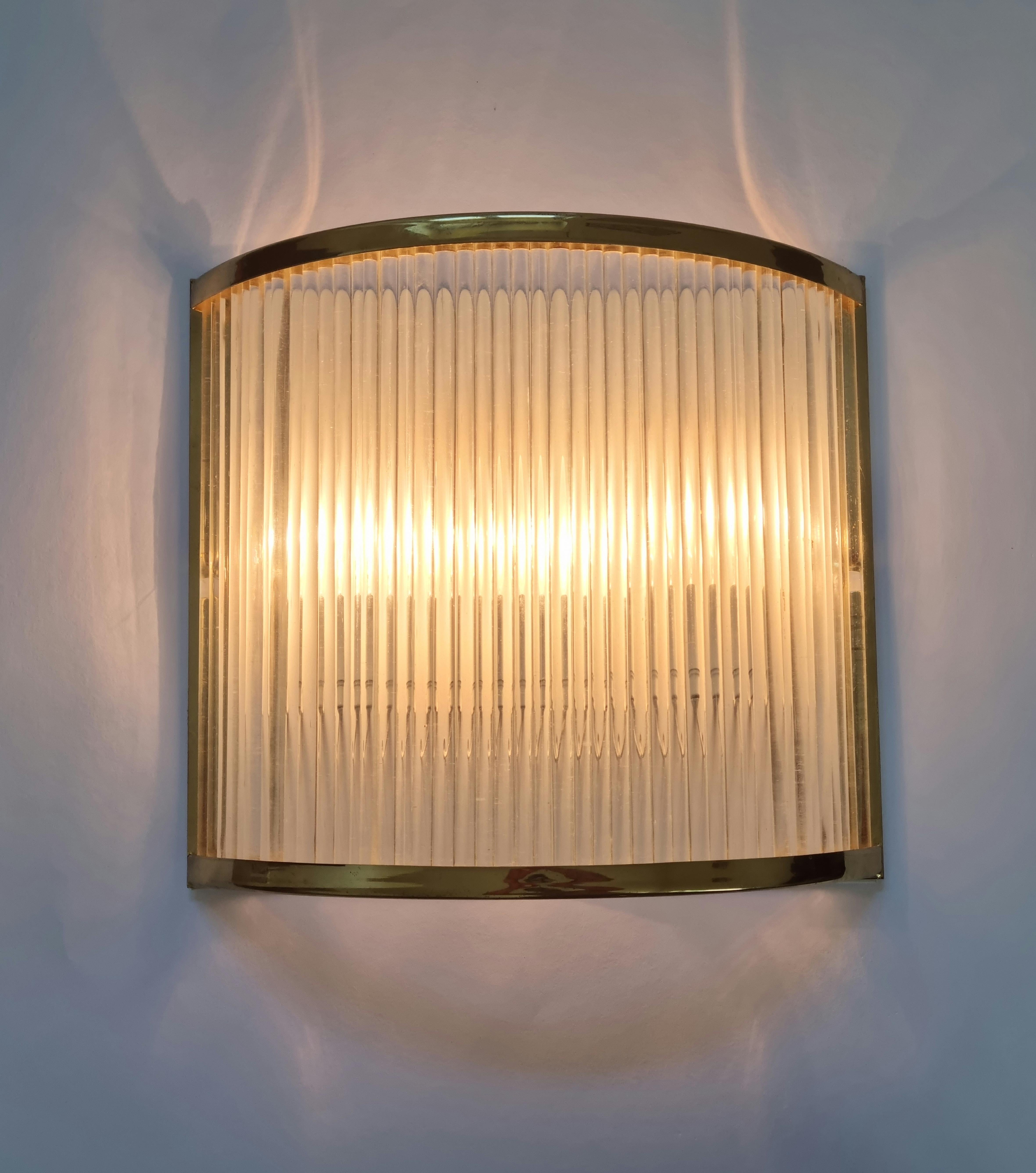 Large Mid Century Wall Lamp Doria, 1970s For Sale 3