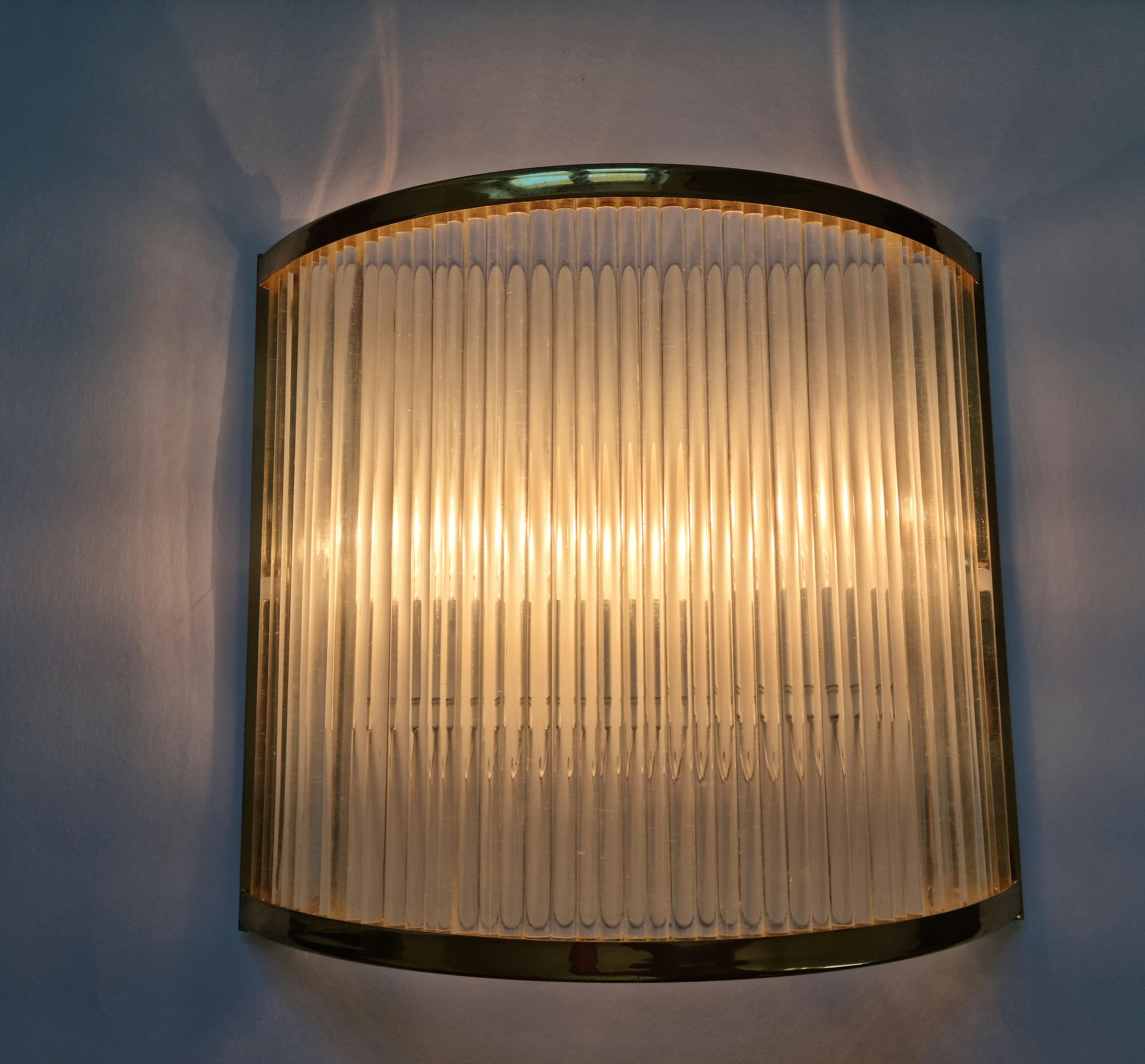 Large Mid Century Wall Lamp Doria, 1970s For Sale 4