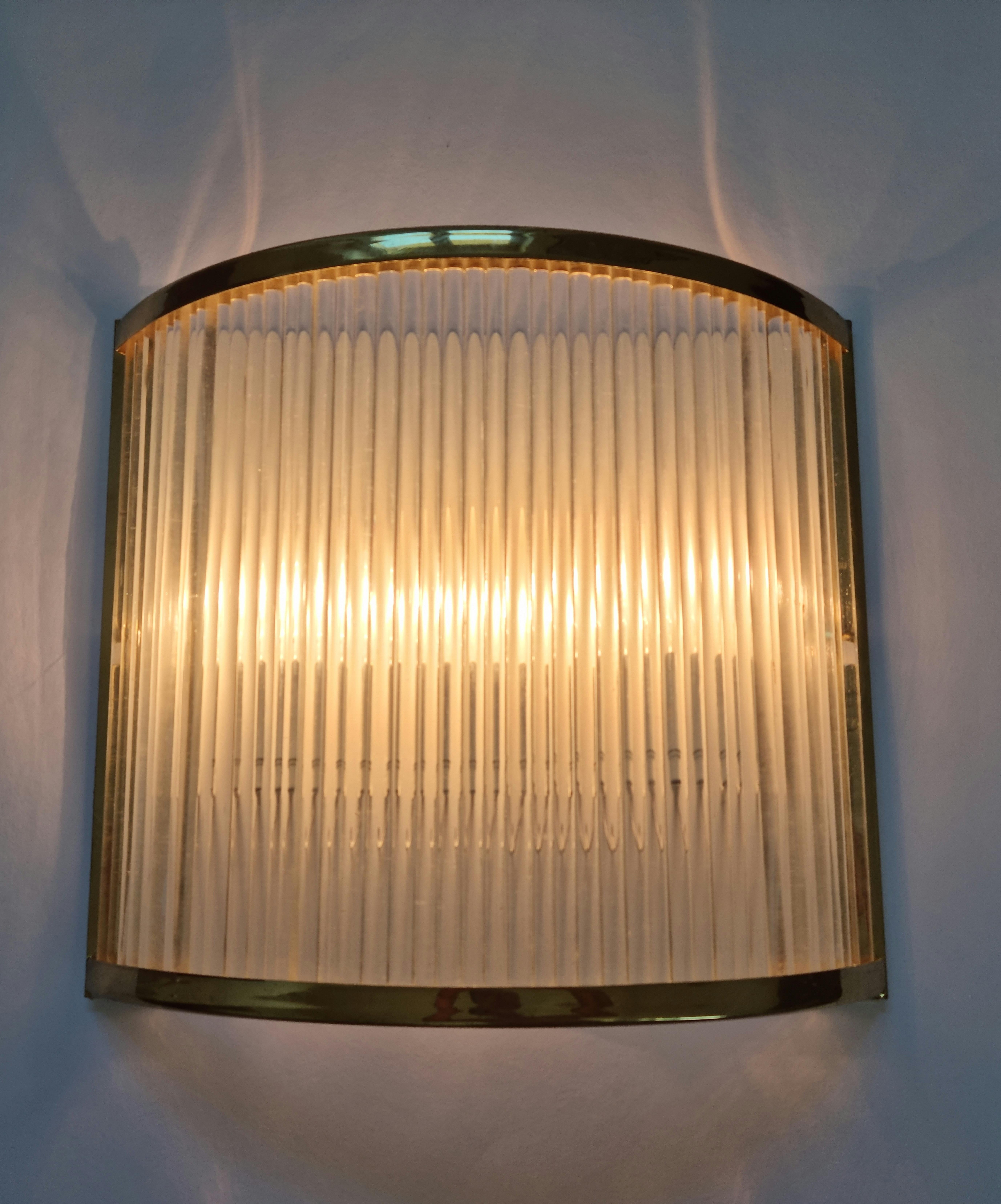 Large Mid Century Wall Lamp Doria, 1970s For Sale 1