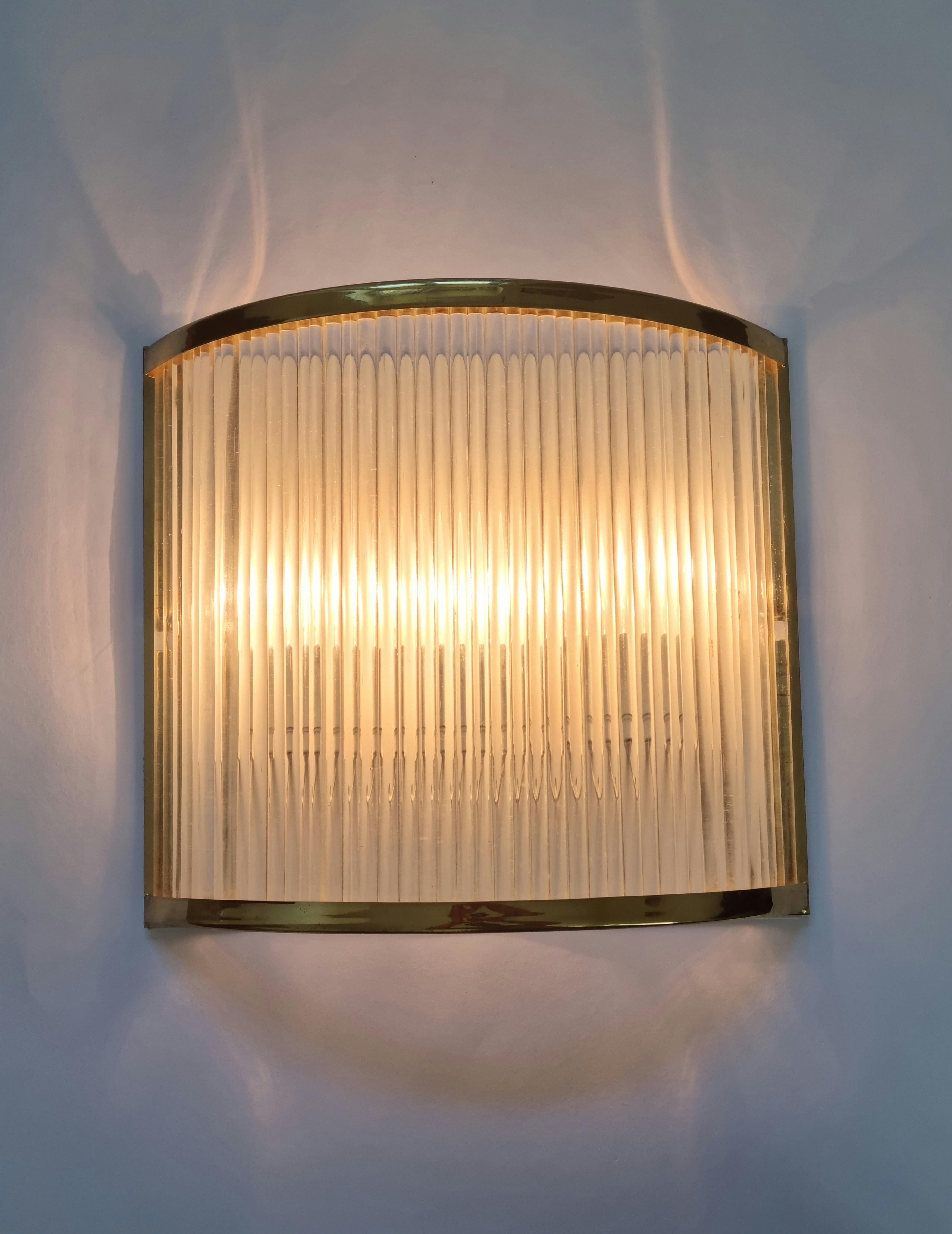 Large Mid Century Wall Lamp Doria, 1970s For Sale 2