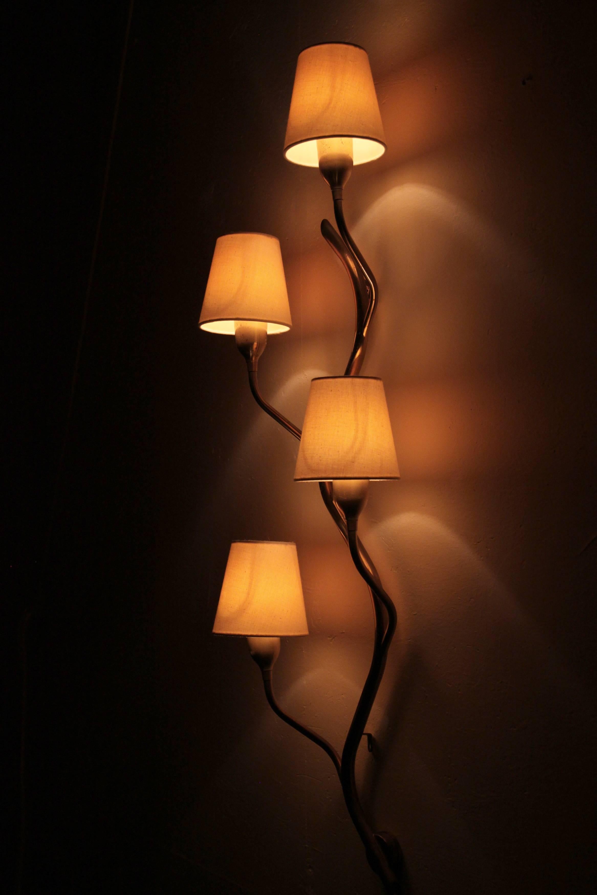 Large Midcentury Wall Light by Astra, Norway, 1960s 2
