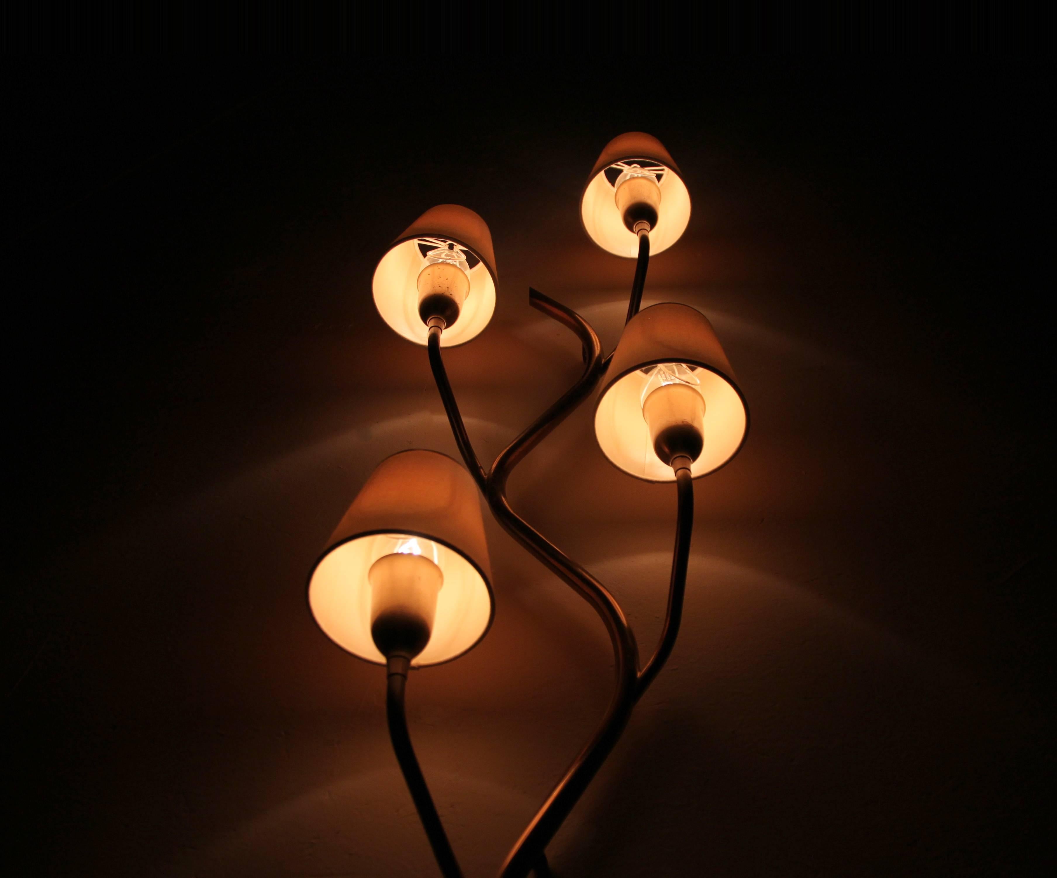 Large Midcentury Wall Light by Astra, Norway, 1960s 4