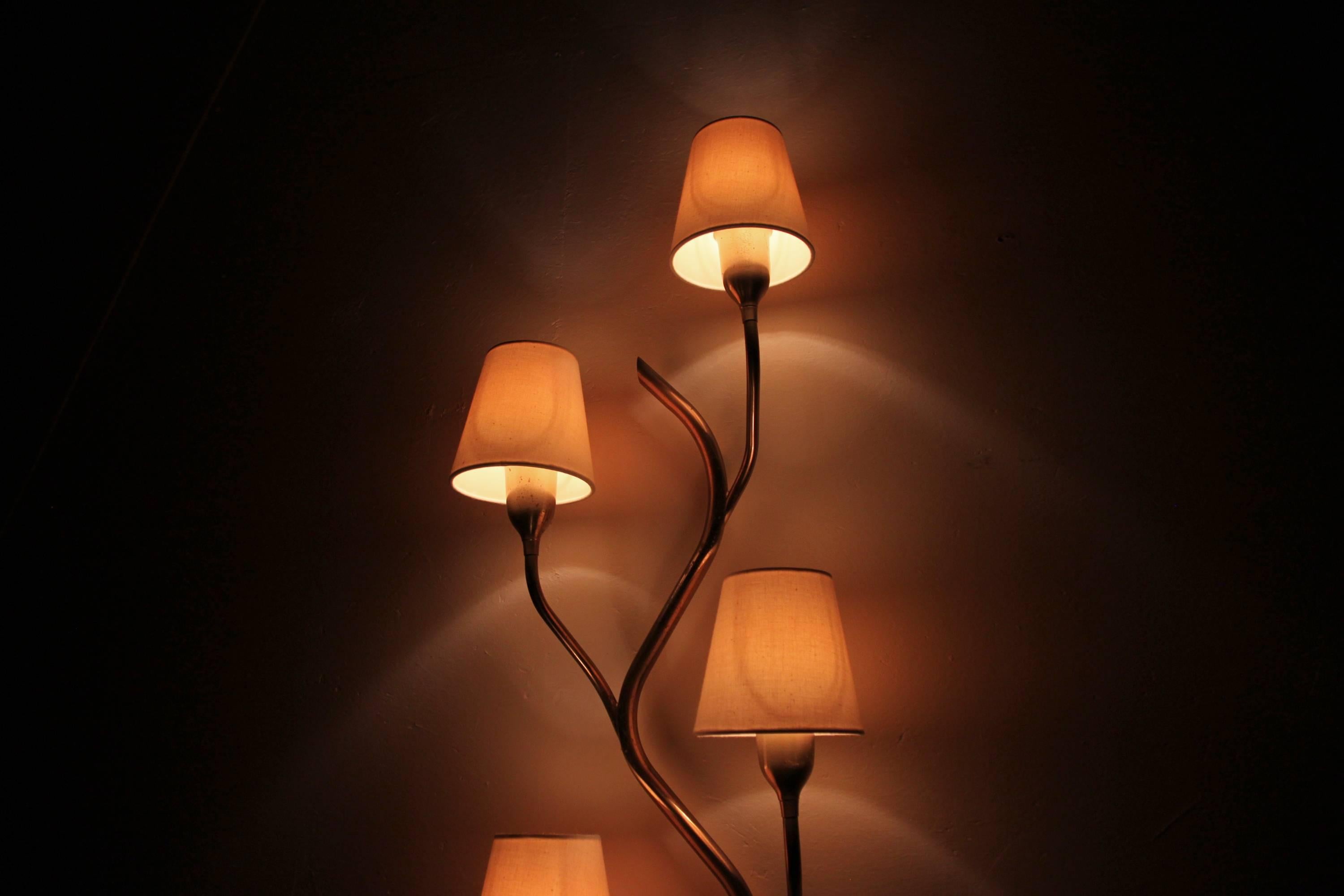 Large Midcentury Wall Light by Astra, Norway, 1960s 5