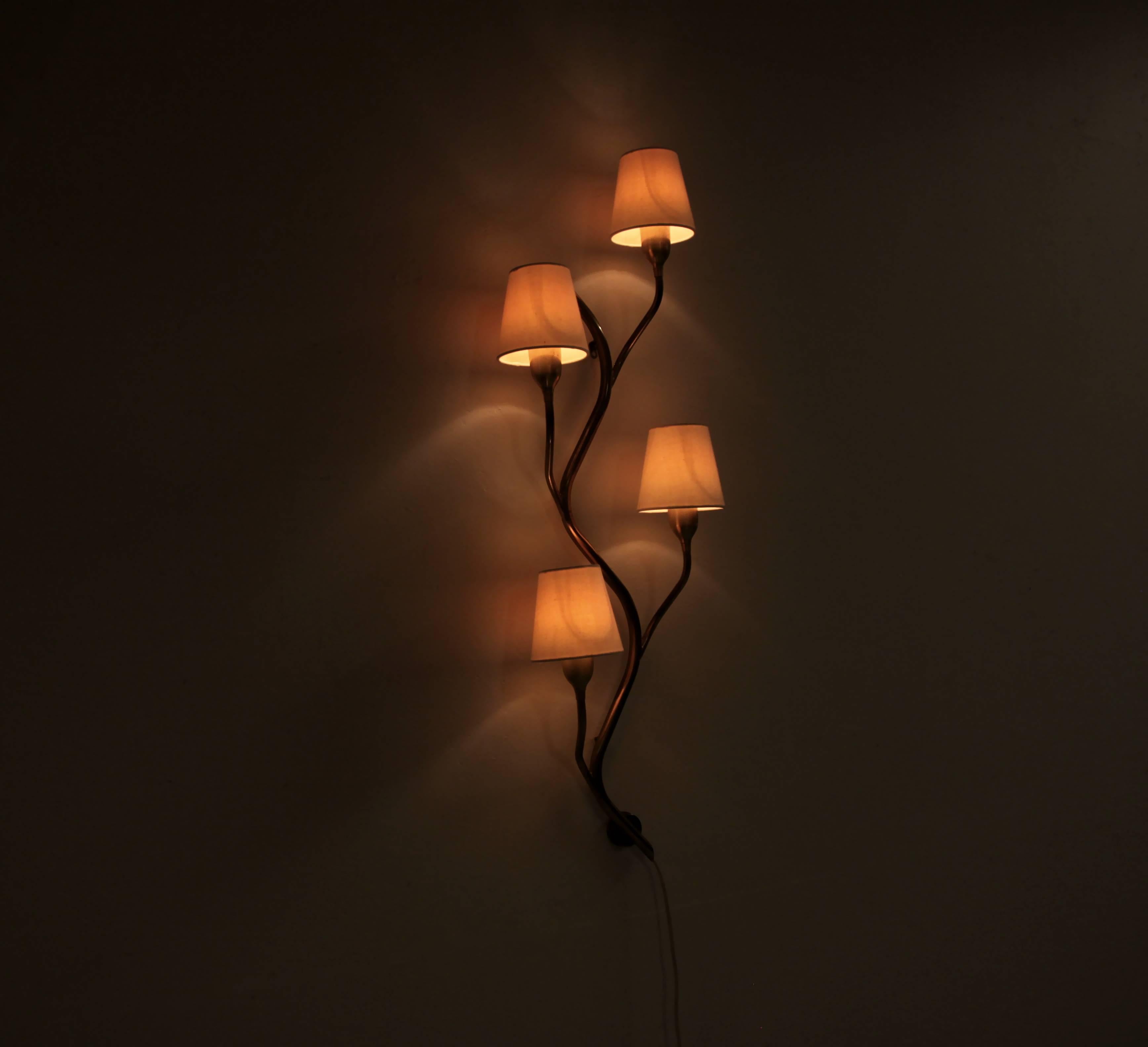 Large Midcentury Wall Light by Astra, Norway, 1960s 7