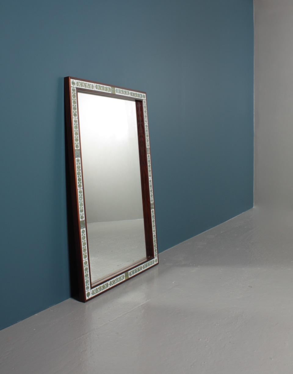 Large Midcentury Wall Mirror by Royal Copenhagen, Danish Design, 1960s 2