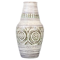 Große Vase 116 aus grauer Keramik aus der Mitte des Jahrhunderts, Westdeutschland, 1950er Jahre