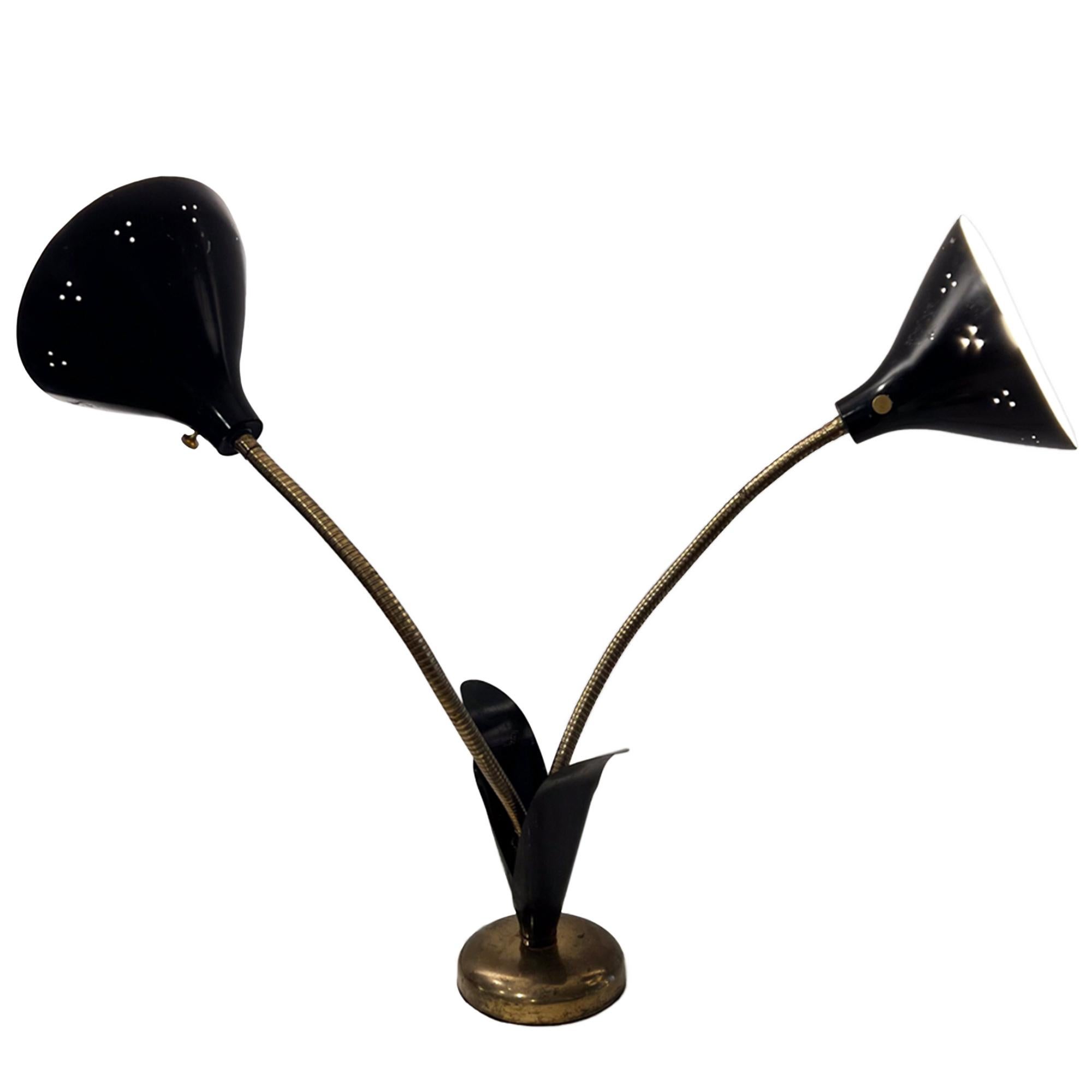 Grande lampada francese 'Lily' regolabile del Medioevo In condizioni buone in vendita a London, GB