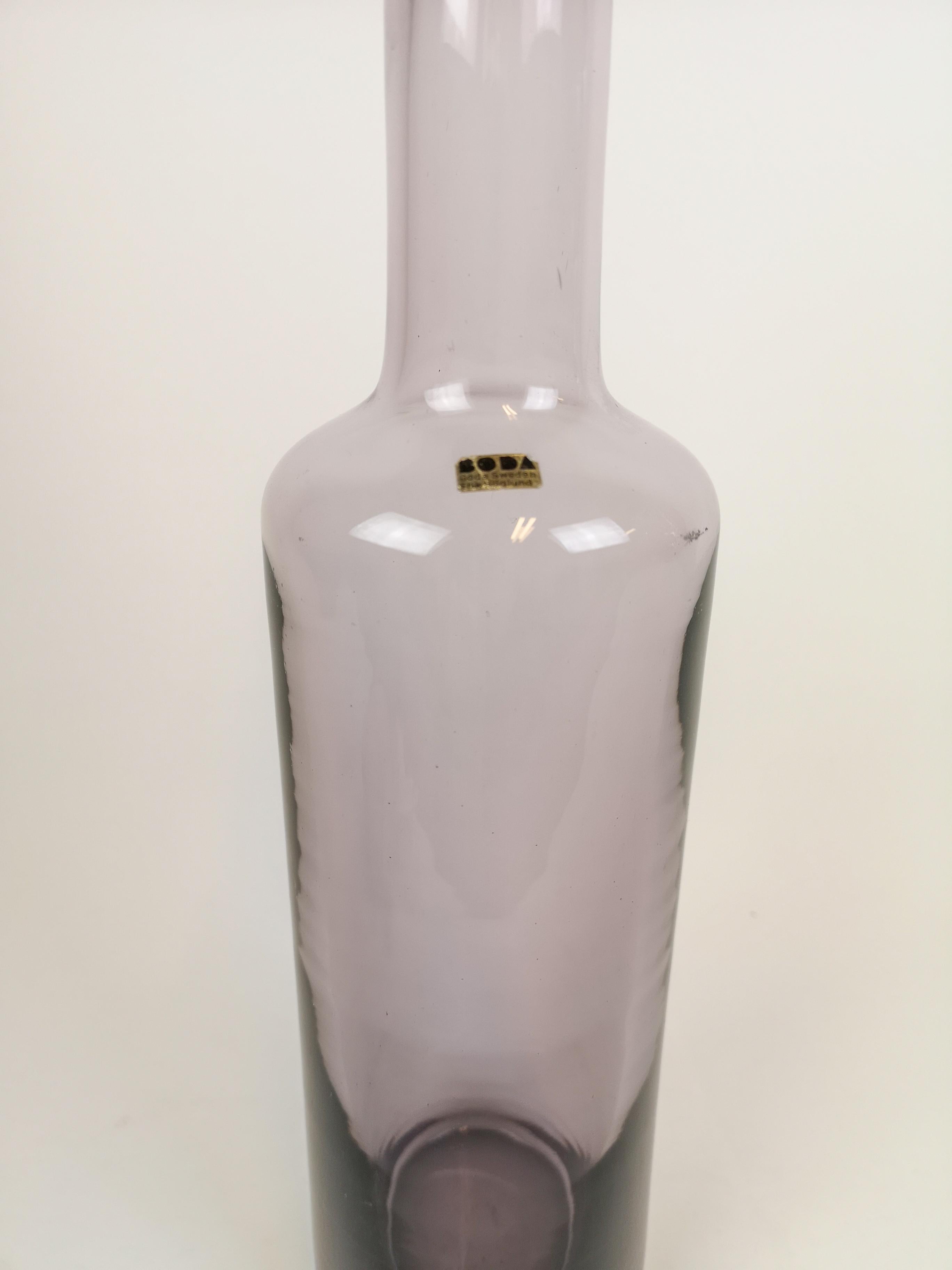 Mid-Century Modern Large Midcentury Bottle by Erik Höglund Boda, Sweden