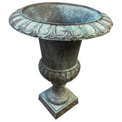 Large Midcentury Bronze Finish Urn