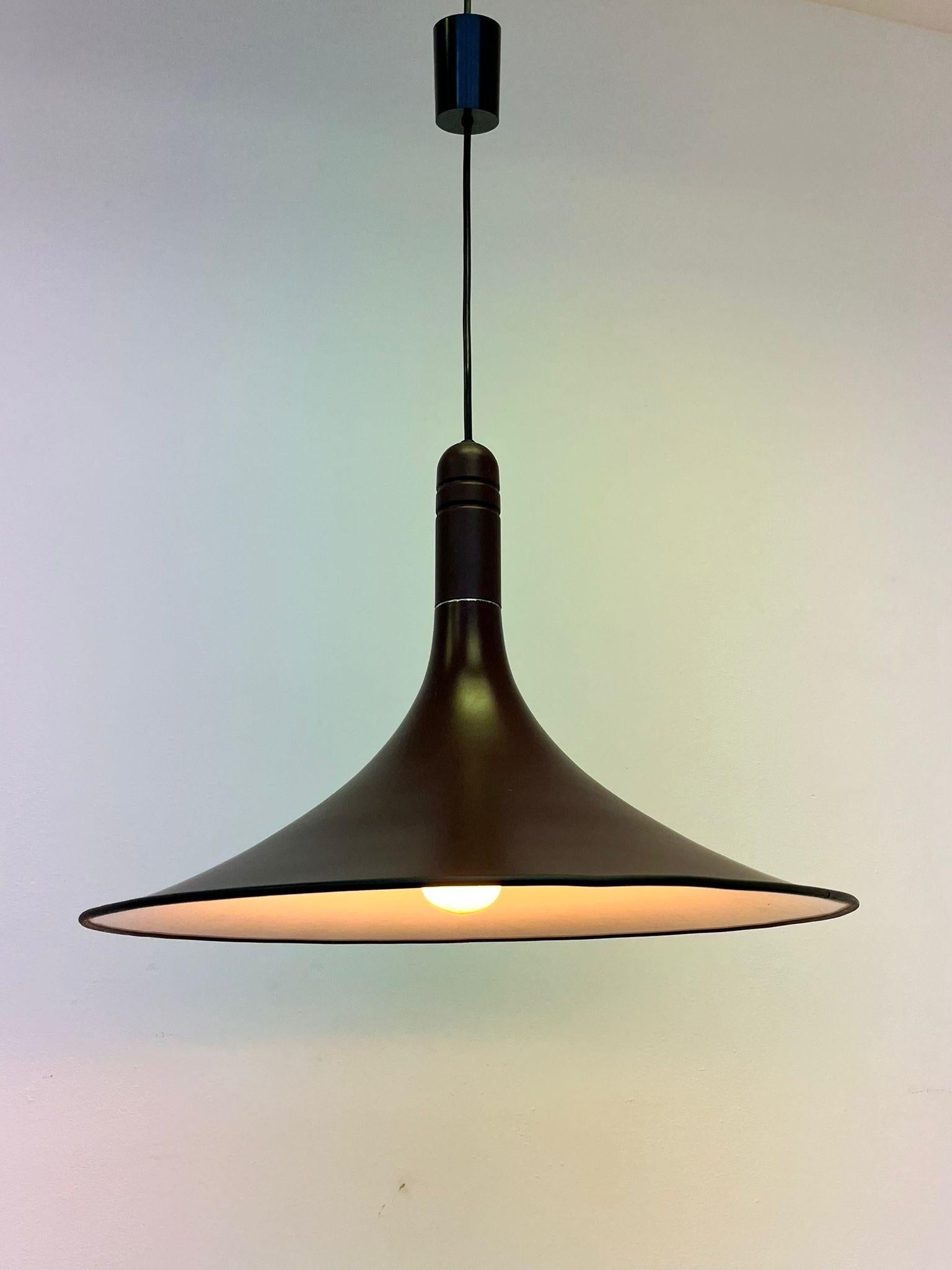 Grande ciondolo marrone raro del Medioevo, Danimarca, anni '70 in vendita 1