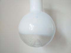 Large Midcentury Ceiling Lamp Murano, Flush Mount, Italy, 1970s