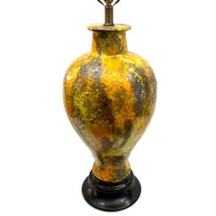 Large Midcentury Ceramic Lamp