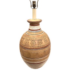 Large Midcentury Ceramic Lamp