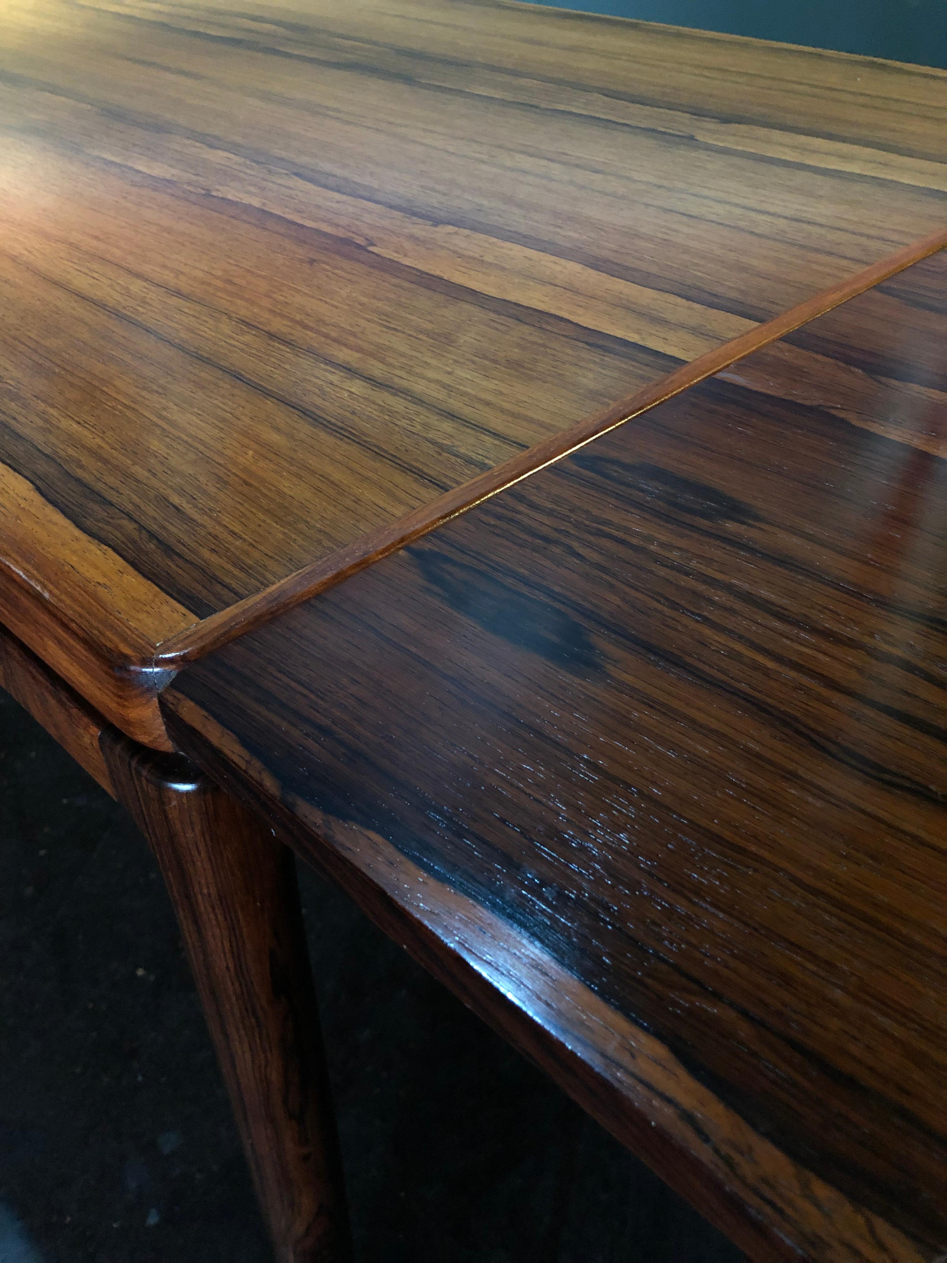 Large Midcentury Danish Rosewood Dining Table by Johannes Andersen 7