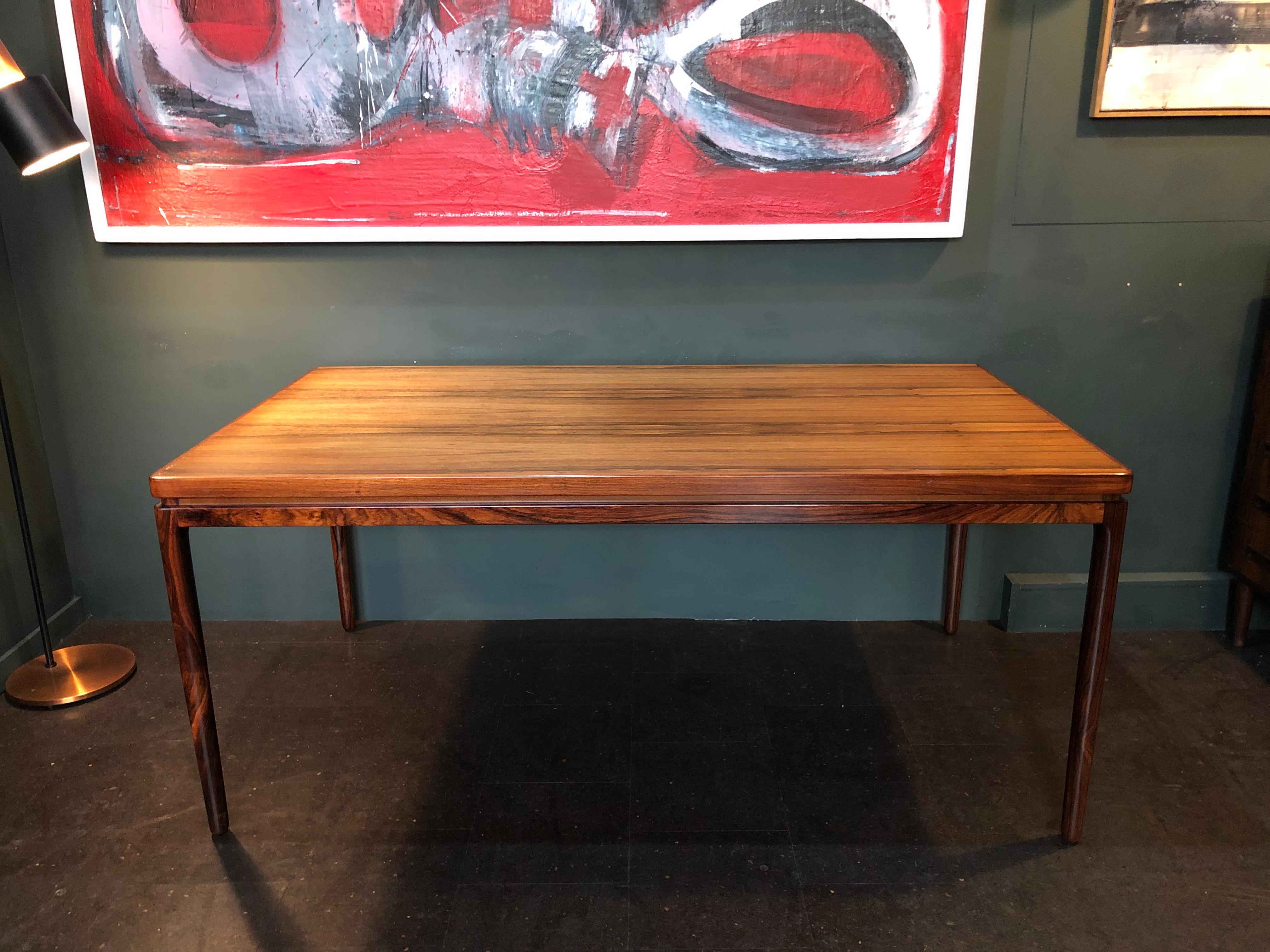 20th Century Large Midcentury Danish Rosewood Dining Table by Johannes Andersen