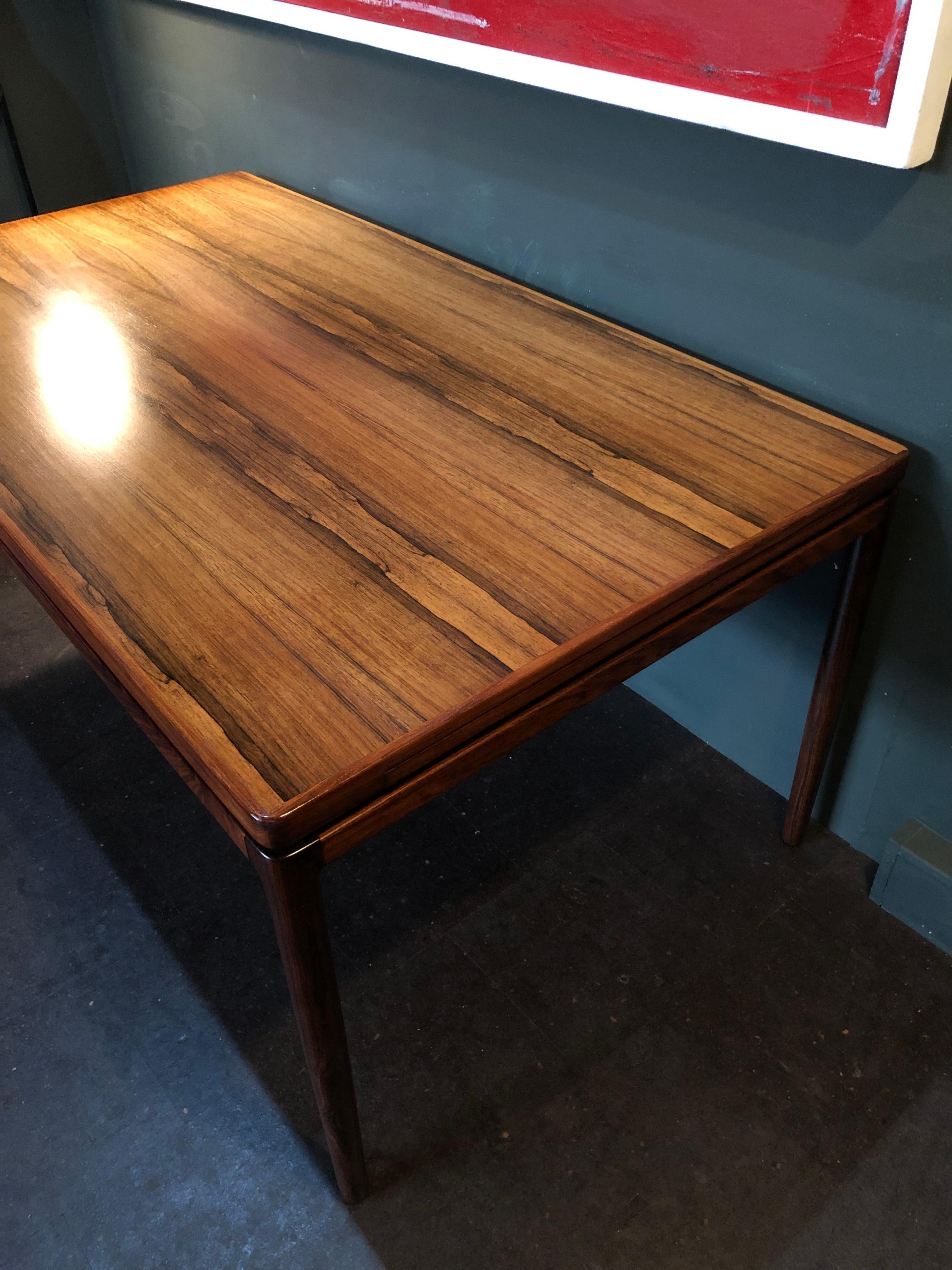 Large Midcentury Danish Rosewood Dining Table by Johannes Andersen 3