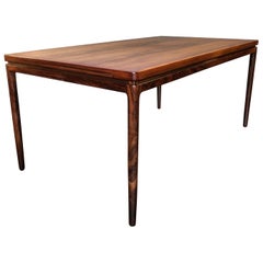Large Midcentury Danish Rosewood Dining Table by Johannes Andersen
