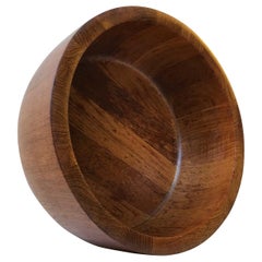 Vintage Large Midcentury Danish Teak Bowl by Richard Nissen, 1960s