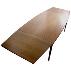 Large Mid Century Extension Dining Table by Jens Risom