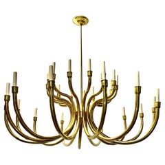 Large Midcentury French Chandelier