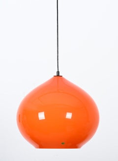 Grande pendente in vetro del Medioevo di Alessandro Pianon per Vistosi