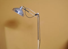 Large Midcentury Industrial Floor Lamp