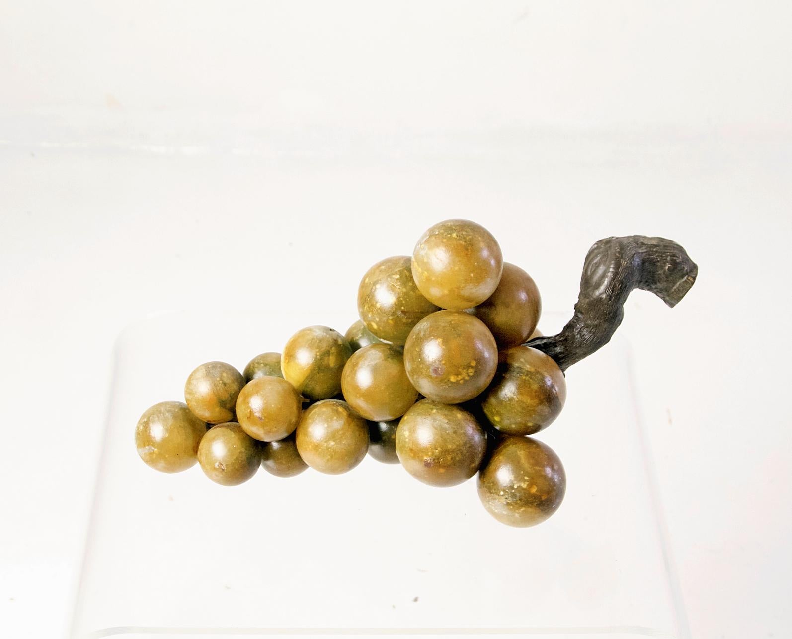 Large Midcentury Italian Alabaster Grapes 1