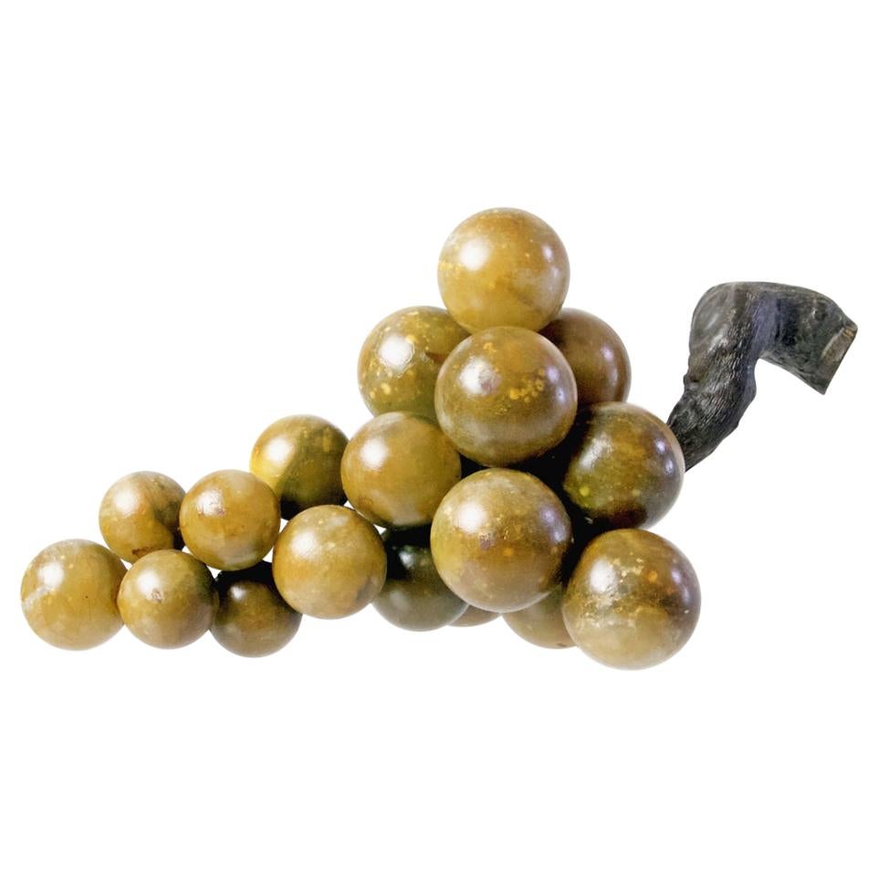 Large Midcentury Italian Alabaster Grapes