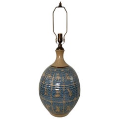 Large Midcentury Italian Ceramic Table Lamp